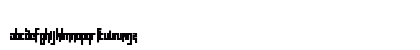 Blocktur Regular Lowercase Preview