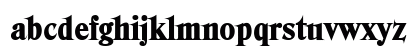 Blue Ridge Heavy SF Bold Lowercase Preview