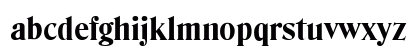 Blue Ridge SF Bold Lowercase Preview