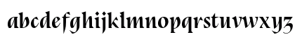 Bluu Next Bold Italic Lowercase Preview