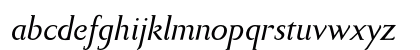 Bodebeck LT Std Bold Italic Lowercase Preview