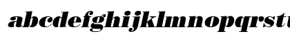BodinoCyr Bold Italic Lowercase Preview