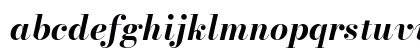 Bodoni* 16 Bold Italic Lowercase Preview