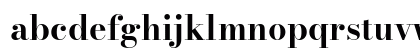 Bodoni* 16 Bold Lowercase Preview
