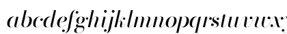 Bodoni* 48 Italic Preview