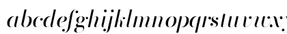 Bodoni* 72 Italic Preview