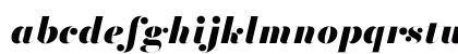 Bodoni* 72 Fatface Italic Lowercase Preview