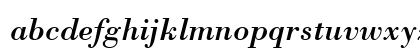 Bodoni BT Italic Lowercase Preview
