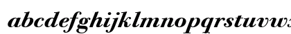 Bodoni Twelve ITC Bold Italic Lowercase Preview