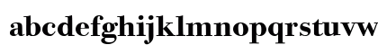 Bodoni Twelve ITC Bold Lowercase Preview
