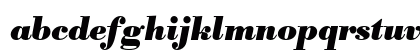 Bodoni BE Bold Italic Lowercase Preview