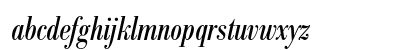 Bodoni BE Condensed Italic Lowercase Preview