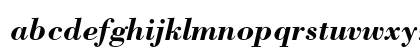 Bodoni Bold Italic Lowercase Preview