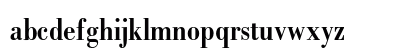 Bodoni Std Bold Condensed Lowercase Preview
