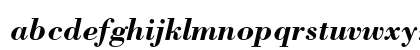 Bodoni Std Bold Italic Lowercase Preview