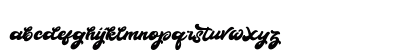 Boldie Script Regular Lowercase Preview
