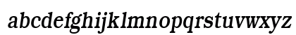 BookCond Oblique Lowercase Preview