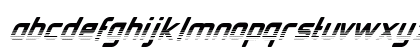Borelo Italic Lowercase Preview