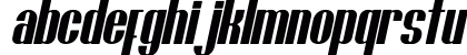 Brasham Rounded Italic Demo Rounded Italic Lowercase Preview