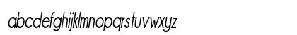 Brentford Condensed Italic Lowercase Preview