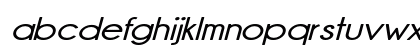 Brentford Expanded Italic Lowercase Preview