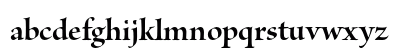 Brioso Pro Bold Display Lowercase Preview