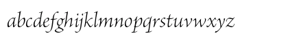 Brioso Pro Light Italic Subhead Lowercase Preview