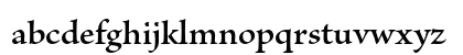 Brioso Pro Semibold Lowercase Preview