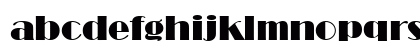 Broadway Regular Lowercase Preview