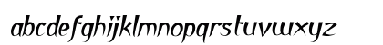 Broomstick Bold Italic Lowercase Preview