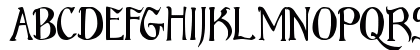 Bruce Regular Lowercase Preview