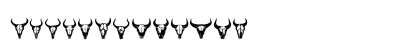 Bull Skulls Regular Lowercase Preview