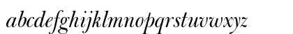 Bulmer Italic Lowercase Preview
