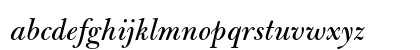 Bulmer MT Std Italic Preview