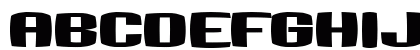 Bumbastika Regular Lowercase Preview