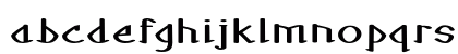 Burpal Extra-expanded Bold Lowercase Preview