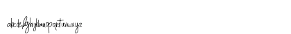 Cahyati Regular Lowercase Preview