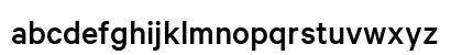 Calibre Medium Regular Lowercase Preview