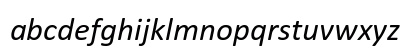 Calibri Italic Preview