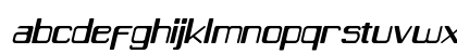 Caracas Italic Lowercase Preview