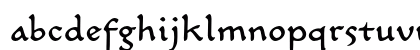 CarlinScript LT Std Regular Regular Lowercase Preview
