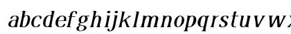 Carlmont Bold Italic Lowercase Preview