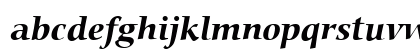Carmina Bold Italic Lowercase Preview
