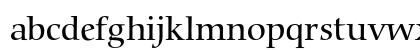 Bitstream Carmina Medium Lowercase Preview
