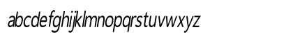 Carval Condensed Italic Lowercase Preview