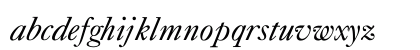Casablanca Italic Lowercase Preview