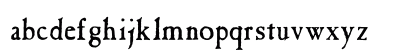 CasablancaAntique Regular Lowercase Preview
