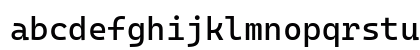 CaskaydiaCove NF Regular Lowercase Preview