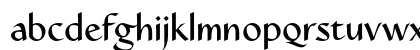 Caterina LT Std Bold Lowercase Preview