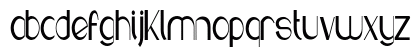Cavendish Condensed Regular Lowercase Preview
